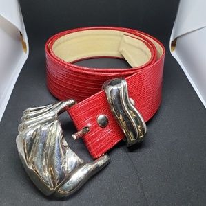 Ellen Tracy red belt